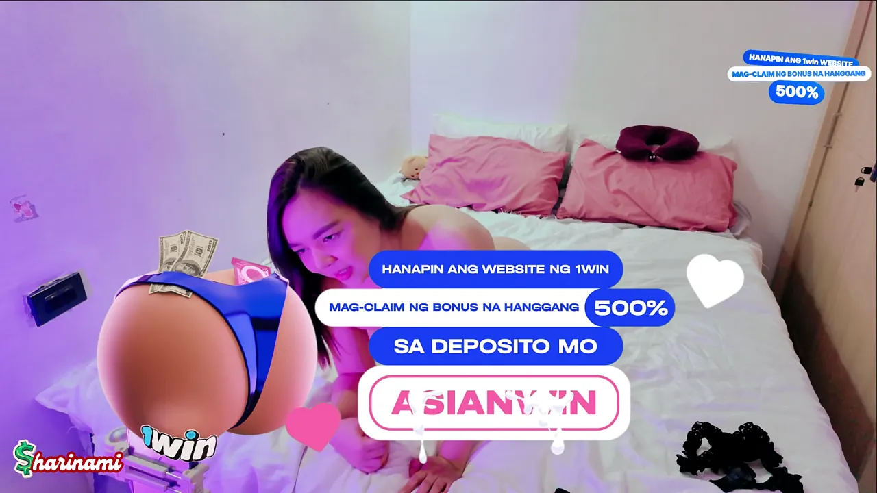 Asian babe Sharinami masturbates and cums hard in solo masturbation video