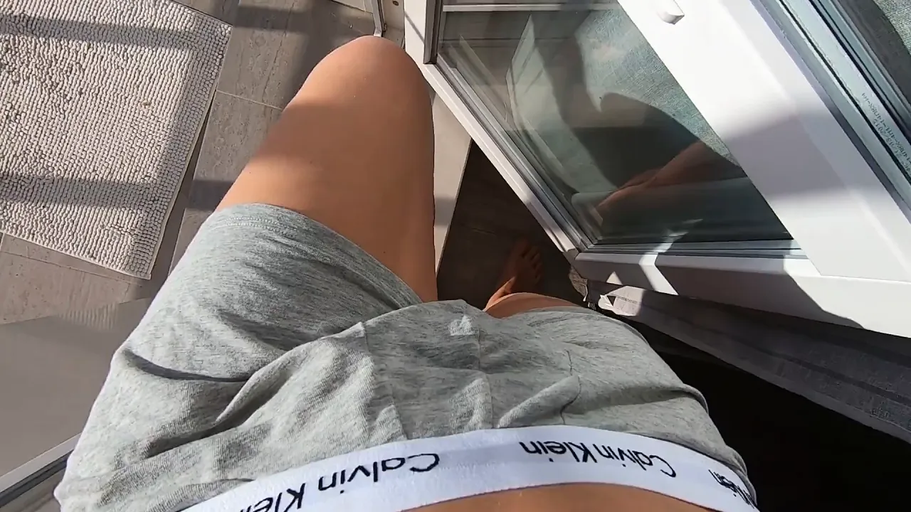 Wow Marie films herself fingering her stolen panties in a fetish POV solo
