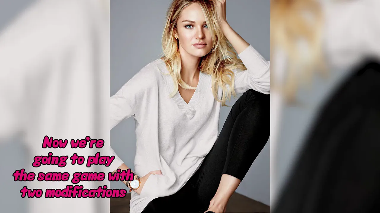 Candice Swanepoel plays sexy jerk off games for her fans