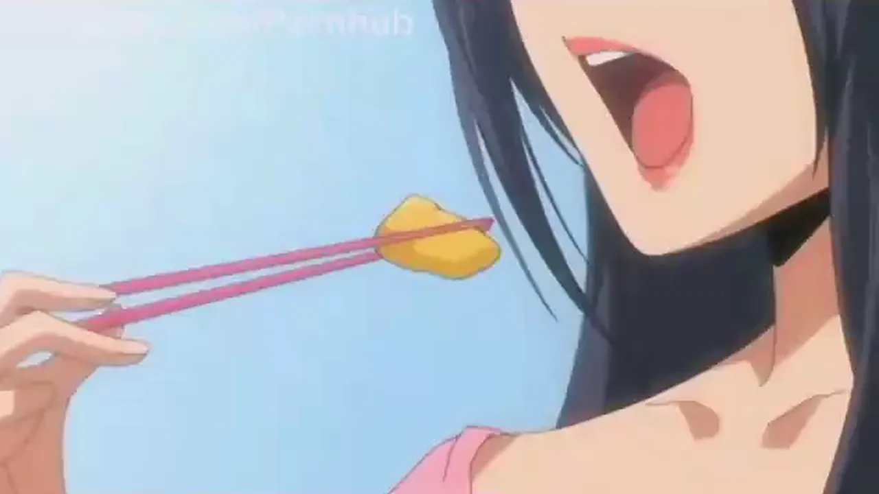Anime big-titted lady cums hard on camera