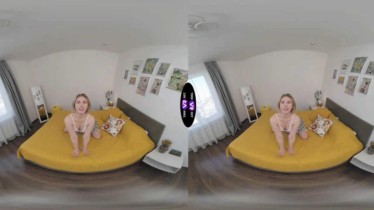 Blonde solo masturbation with a toy