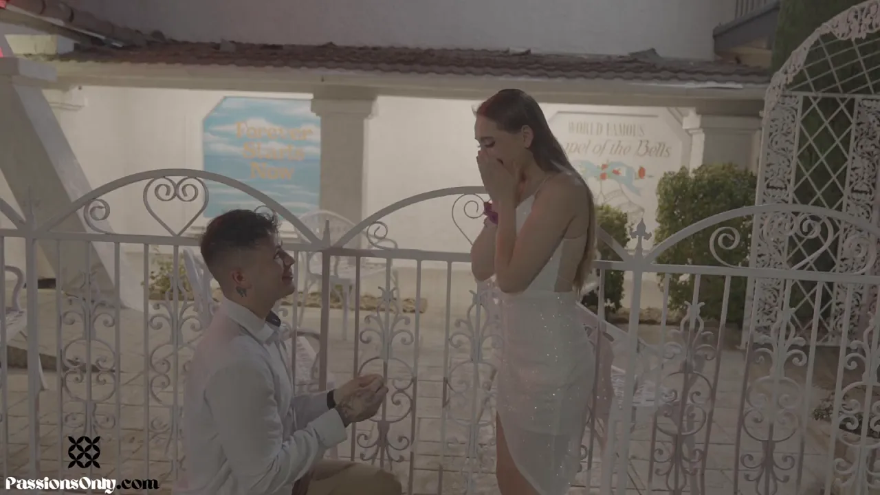 Sera Ryder's newlywed bride gets her big dick hard on camera